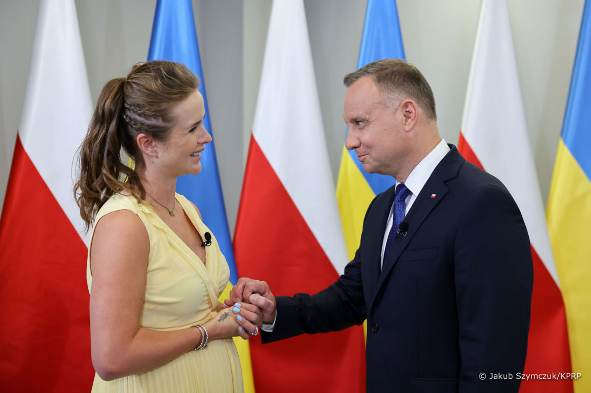 Agata Duda o Ukrainie