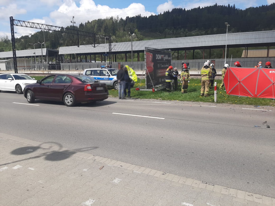 Powroźnik. Śmierć motocyklisty po zderzeniu z samochodem osobowym. Zginął na miejscu