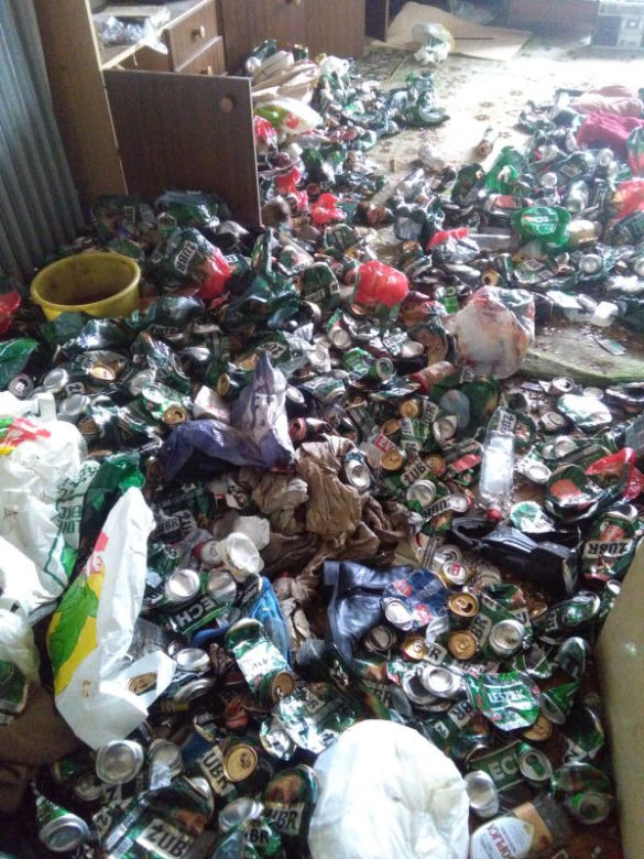 Katowice: Góra śmieci, syf i grzyb. Szokujące zdjęcia mieszkań! Jak można tak żyć? 