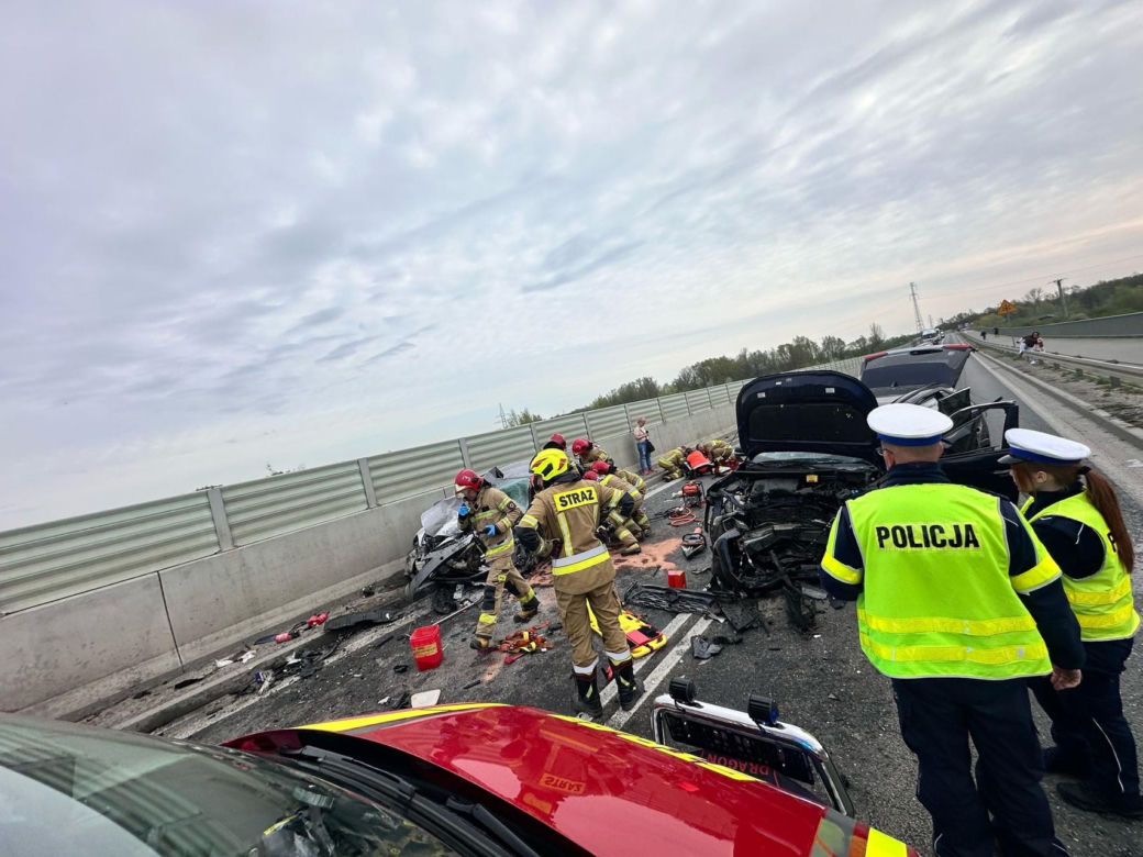 Groźny wypadek na wschodniej obwodnicy Wrocławia 
