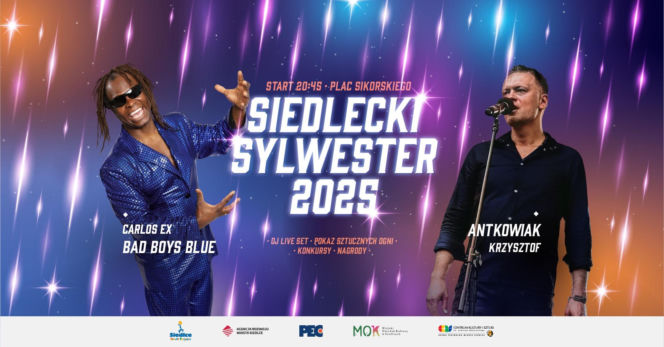 Znamy artystów i inne atrakcje tegorocznego Miejskiego Sylwestra 2025/2026 w Siedlcach!