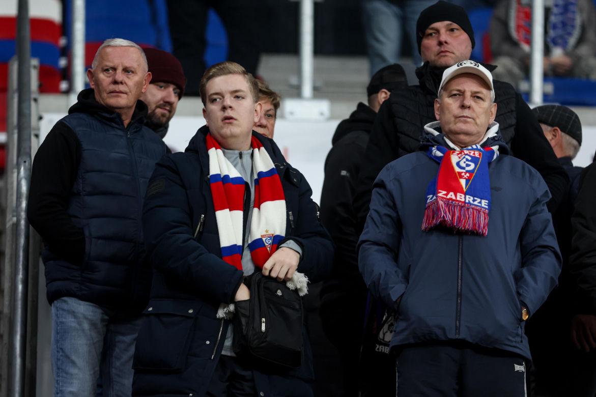 Górnik Zabrze - Legia Warszawa: Zdjęcia kibiców i zawodników z hitu 13. kolejki PKO BP Ekstraklasy