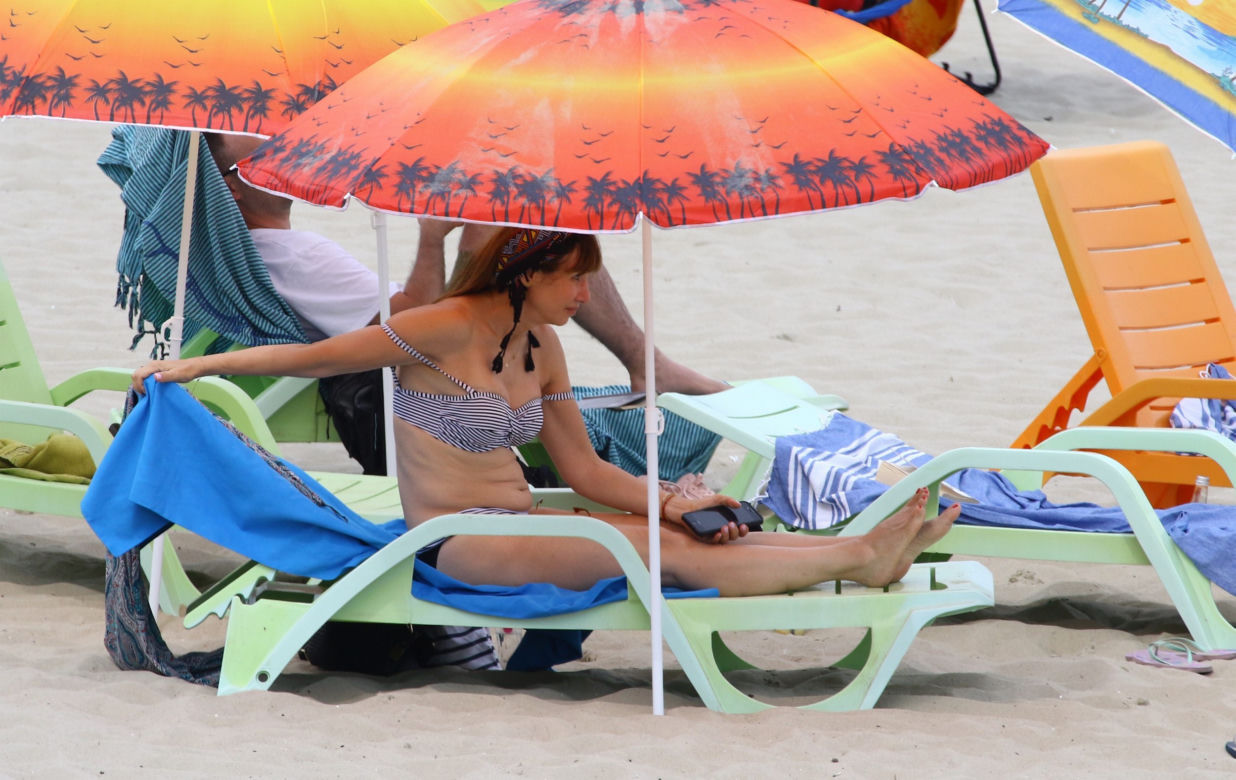 Grażyna Wolszczak w bikini
