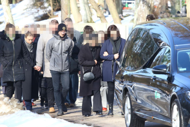 Pogrzeb Mirosława Krawczyka w Gdańsku: Aneta Zając i Mikołaj Krawczyk