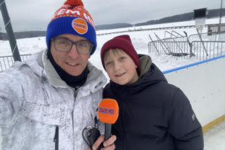 Lodowisko w Centrum Rekreacyjno-Sportowym Ukiel