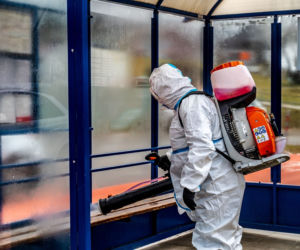 OSP będzie dezynfekować miejsca publiczne