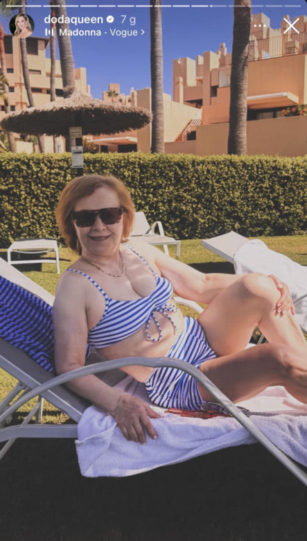 Doda z mamą w Hiszpanii