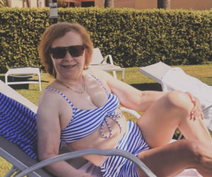 Doda z mamą w Hiszpanii