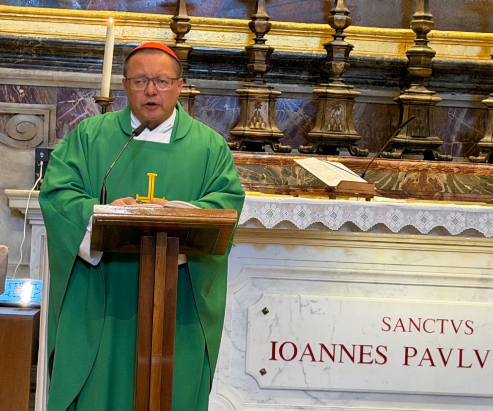 Kard. Ryś przy grobie św. Jana Pawła II: Czyny nie wystarczą