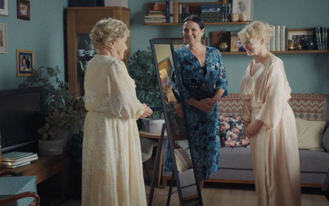 M jak miłość odc. 1836. Marta (Dominika Ostałowska), Barbara (Teresa Lipowska), Marysia (Małgorzata Pieńkowska)