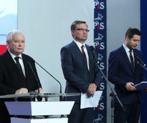 Konferencja prasowa Prawa i Sprawiedliwości