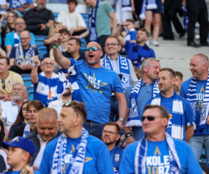 Kibice na meczu Lech Poznań - Wisła Płock