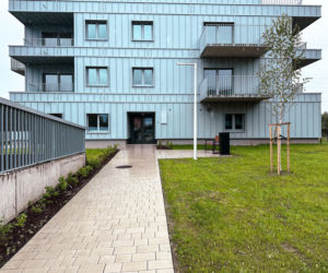 Budynki TBS w Katowicach przy Kosmicznej z 2026. Projekt: Kinga Bączyk i Magdalena Orzeł-Rurańska, pracownia K3Xmore