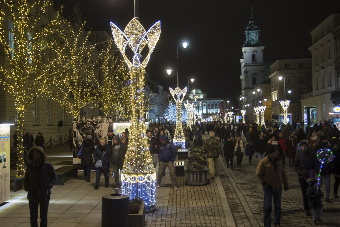 Iluminacja w Warszawie