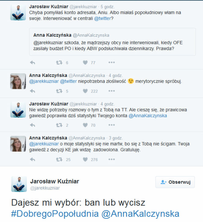 Kuźniar kontra Kalczyńska