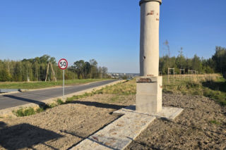 Kolumna z 1843 roku stanęła na drodze obwodnicy. Kryła historię zburzonego kościoła