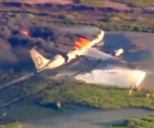 USA: Wojskowy Boeing 707 rozbił się po starcie