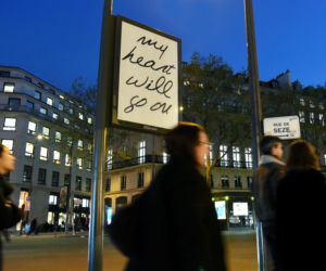 Plakaty zapowiadające koncerty Celine Dion