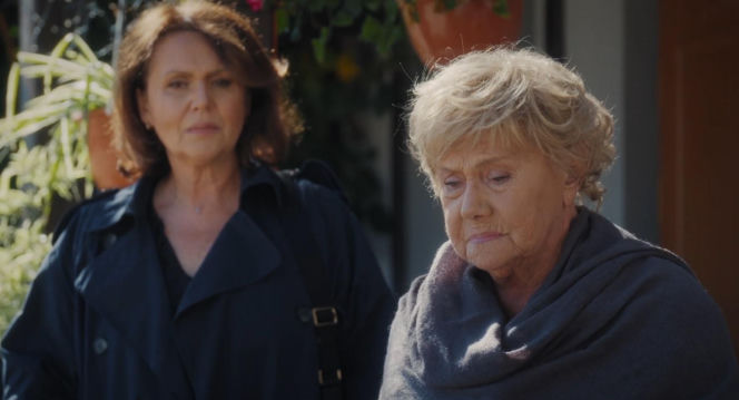 M jak miłość odc. 1908. Barbara (Teresa Lipowska), Marysia (Małgorzata Pieńkowska)