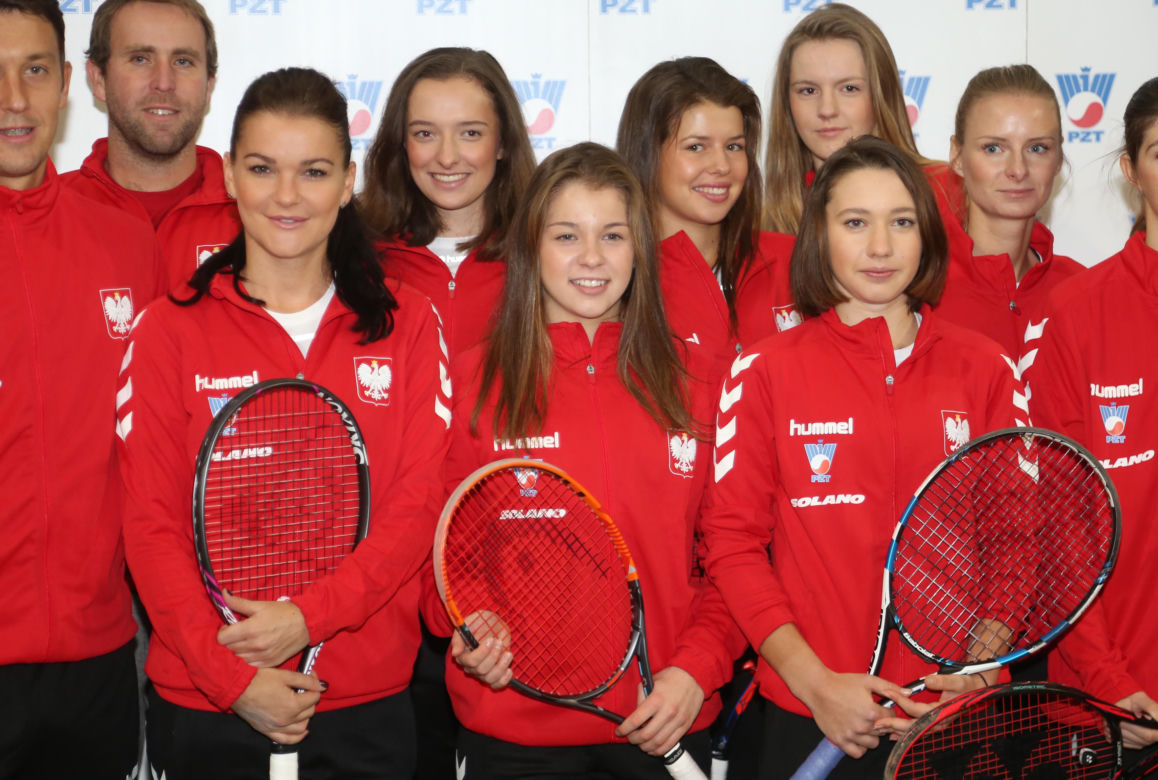 Sesja tenisowej reprezentacji Polski - Agnieszka Radwańska, Iga Świątek, Maja Chwalińska i inni