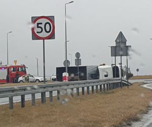 Wypadek na Opolszczyźnie! Utrudnienia na dordze krajowej nr 46 [ZDJĘCIA]