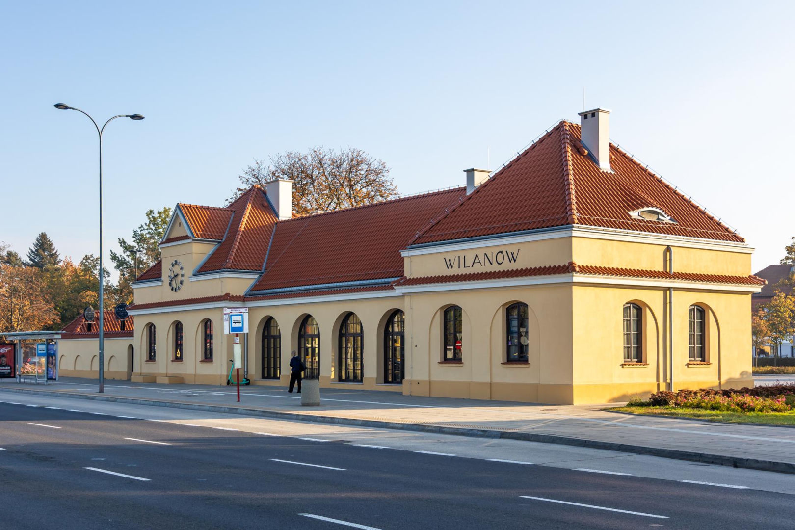 Dawny dworzec Kolei Wilanowskiej w Warszawie po remoncie