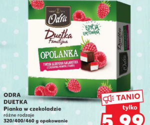 Pianka w czekoladzie Odra Duetka rózne rodzaje  5,99 zl/320/400/460 g