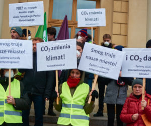 Przeciwko zabudowie Górek Czechowskich. „Strajk dla Ziemi” w centrum Lublina