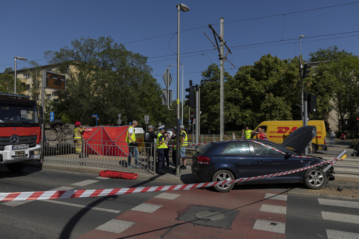 Wrocław. Tragiczny wypadek na Grabiszyńskiej  