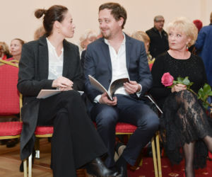 Magdalena Różczka i jej partner  Jan Holoubek