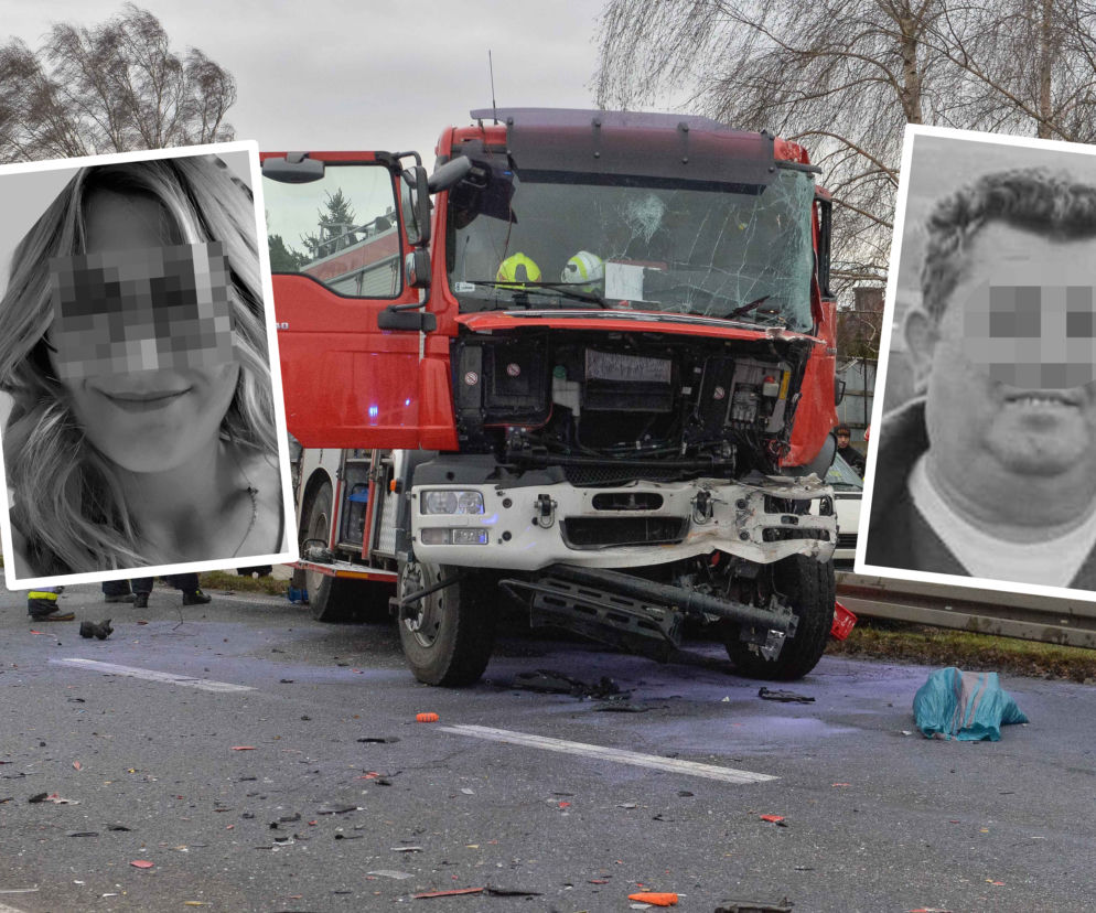 Zginęli w wozie strażackim chwilę po tym jak wyjechali z remizy