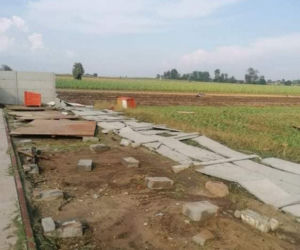 Trąba powietrzna przeszła przez schronisko dla psów. Psiakom na szczęście nic się nie stało, straty materialne są niestety duże