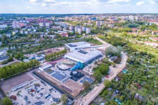 Budowa Fabryki Wody - maj 2023