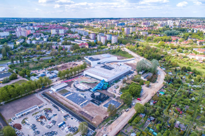Budowa "Fabryki Wody" - maj 2023
