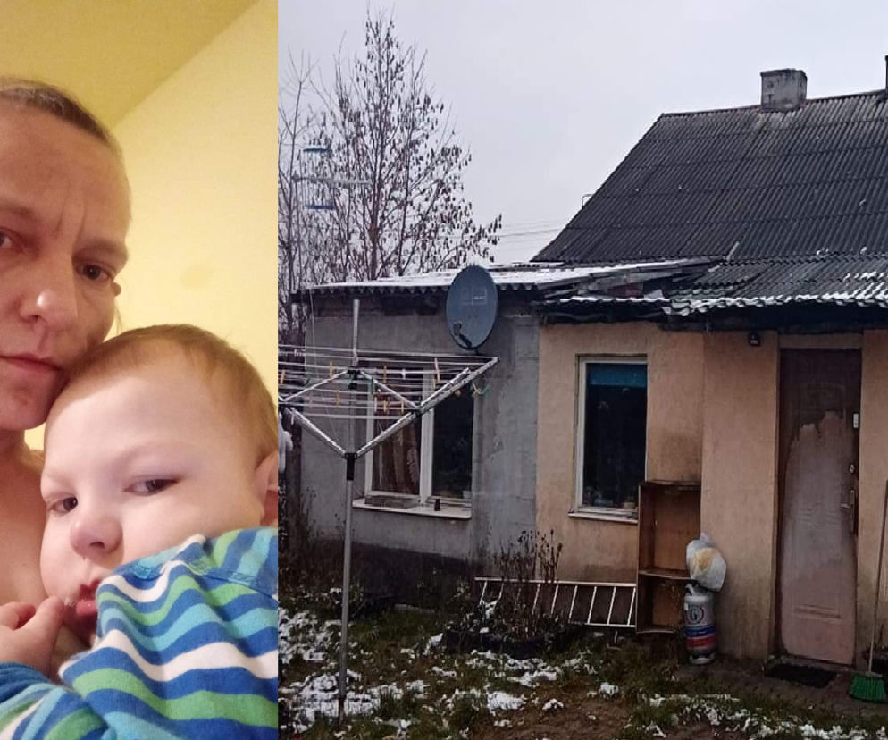 Pani Sylwia wychowuje sama niepełnosprawne dzieci. Mieszka w starej ruderze [ZDJĘCIA]