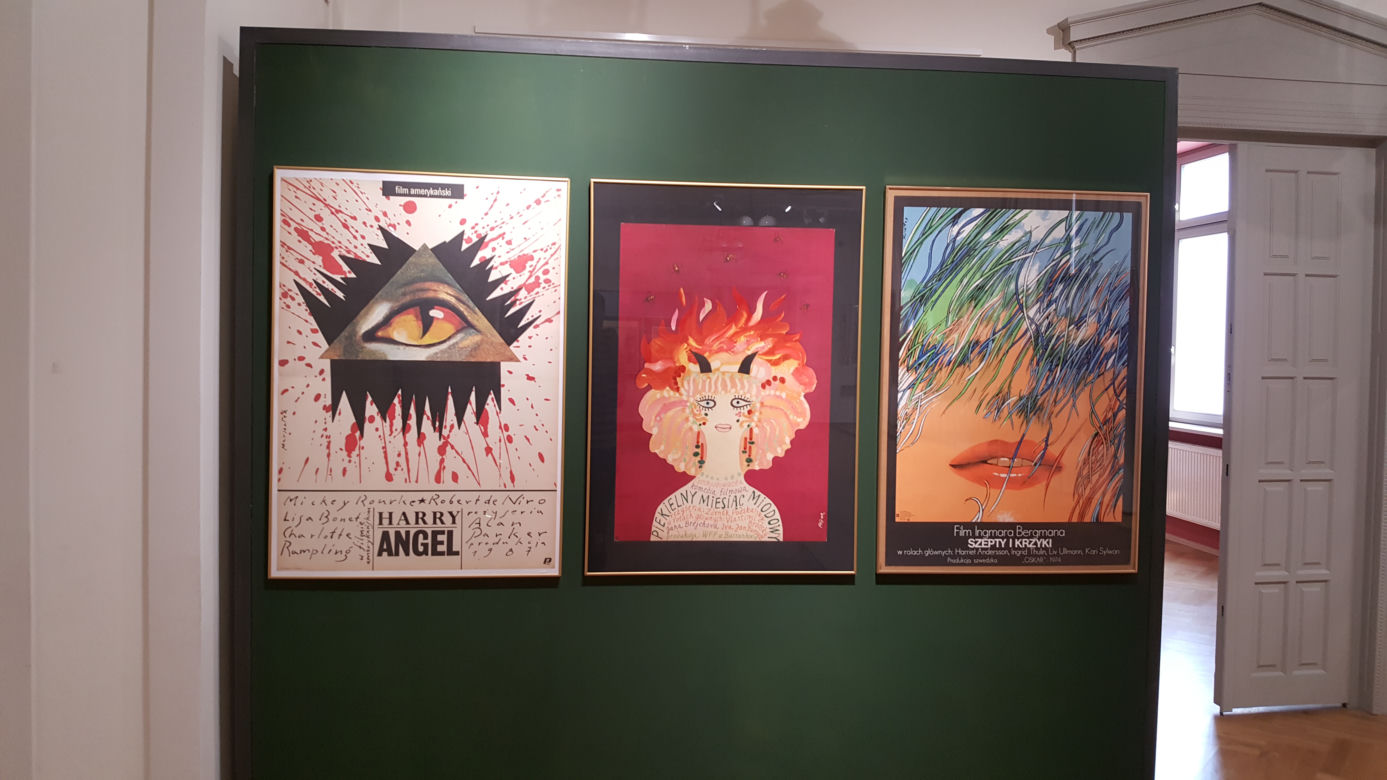 Wystawa artystycznych plakatów filmowych w muzeum