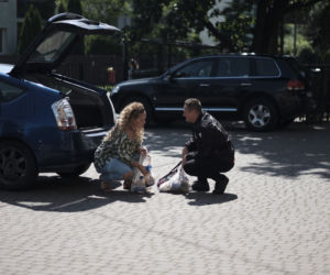 Przyjaciółki 16 sezon. Artura Morawski (Paweł Małaszyński), Patrycja (Joanna Liszowska)