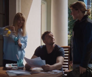 M jak miłość odc. 1600. Bartek (Arkadiusz Smoleński), Olga Jaszewska (Małgorzata Lewińska), Ula (Iga Krefft)
