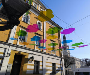 Ozdoby w centrum Leszna