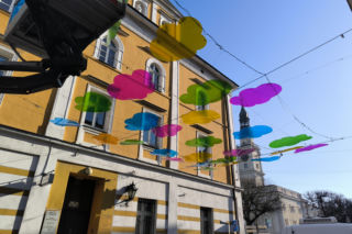 Ozdoby w centrum Leszna