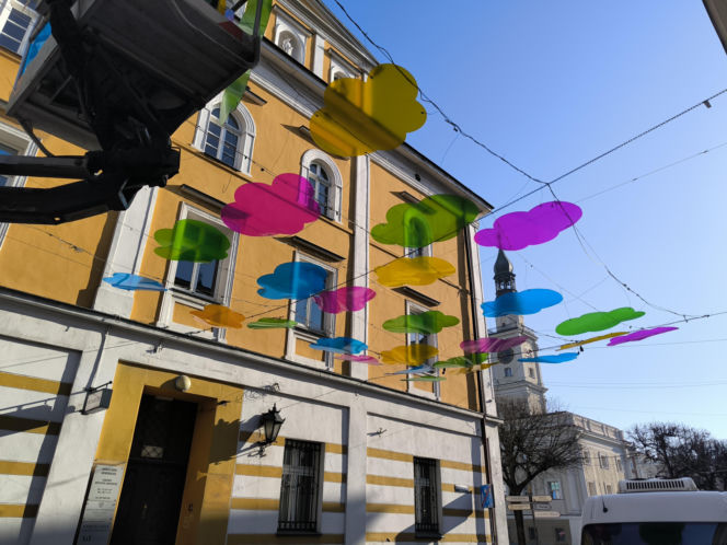 Ozdoby w centrum Leszna