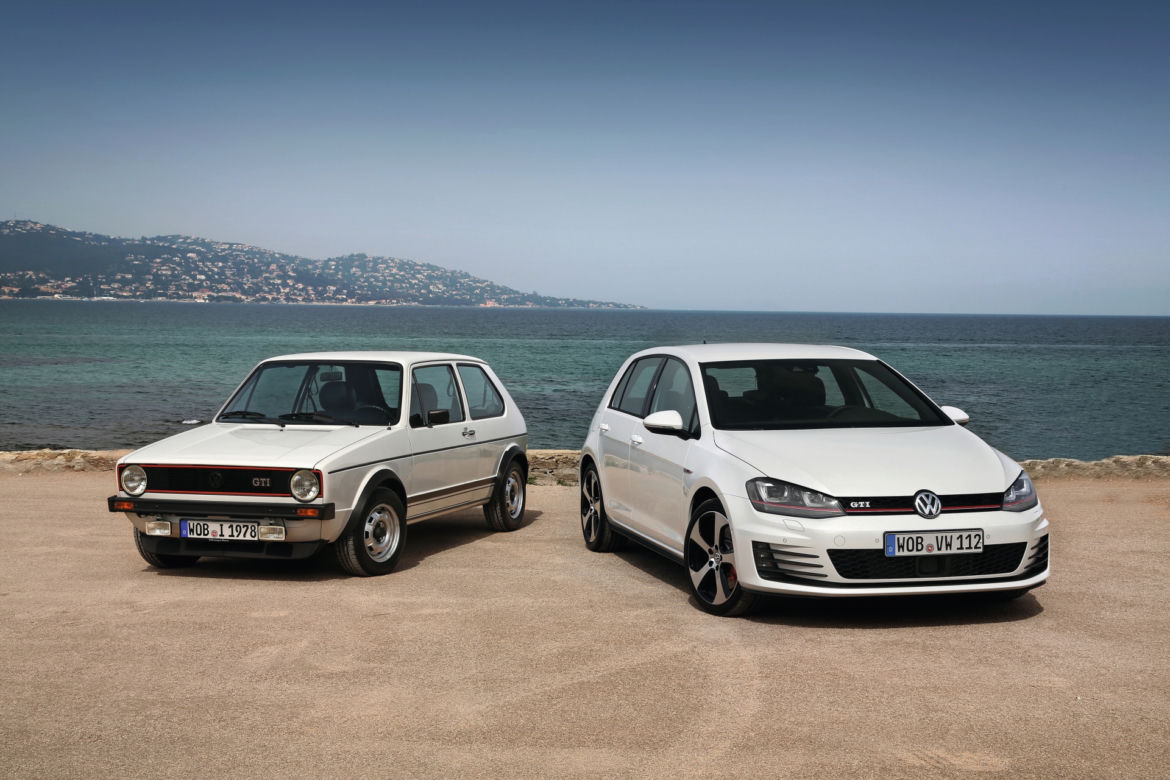 Volkswagen Golf GTI 1 & 7 generacji