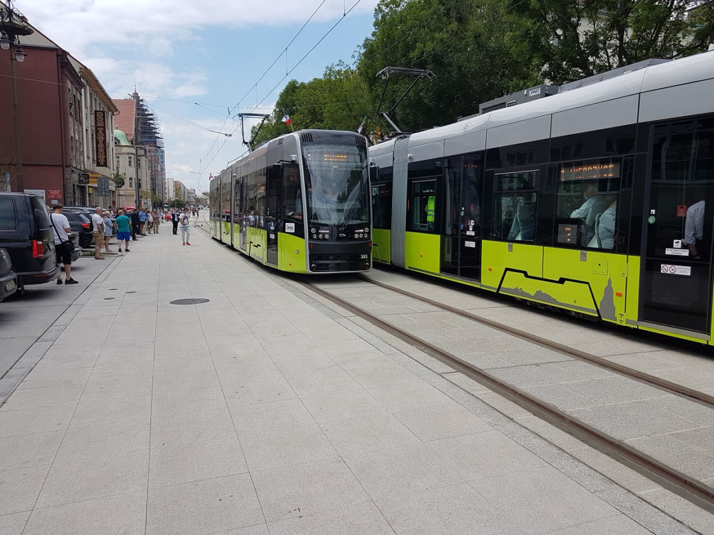 Tramwaje wróciły do Gorzowa. Było tłoczno. Czasami nawet za bardzo. 