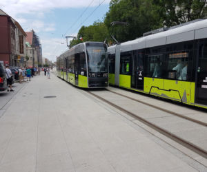 Tramwaje wróciły do Gorzowa. Było tłoczno. Czasami nawet za bardzo. 