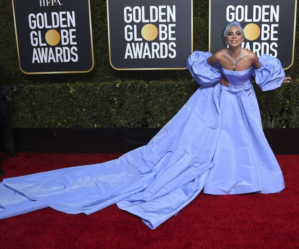 Lady Gaga na gali Złote Globy 2019