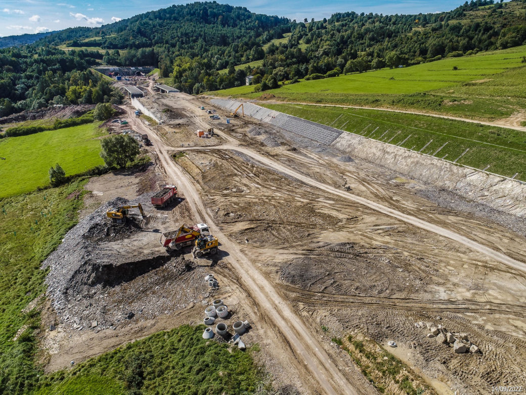 Budowa trasy S1 w Beskidach