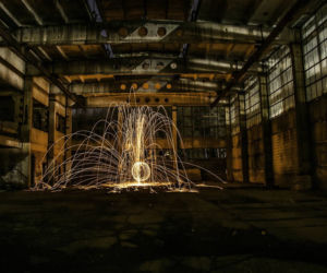 Steel wool photography