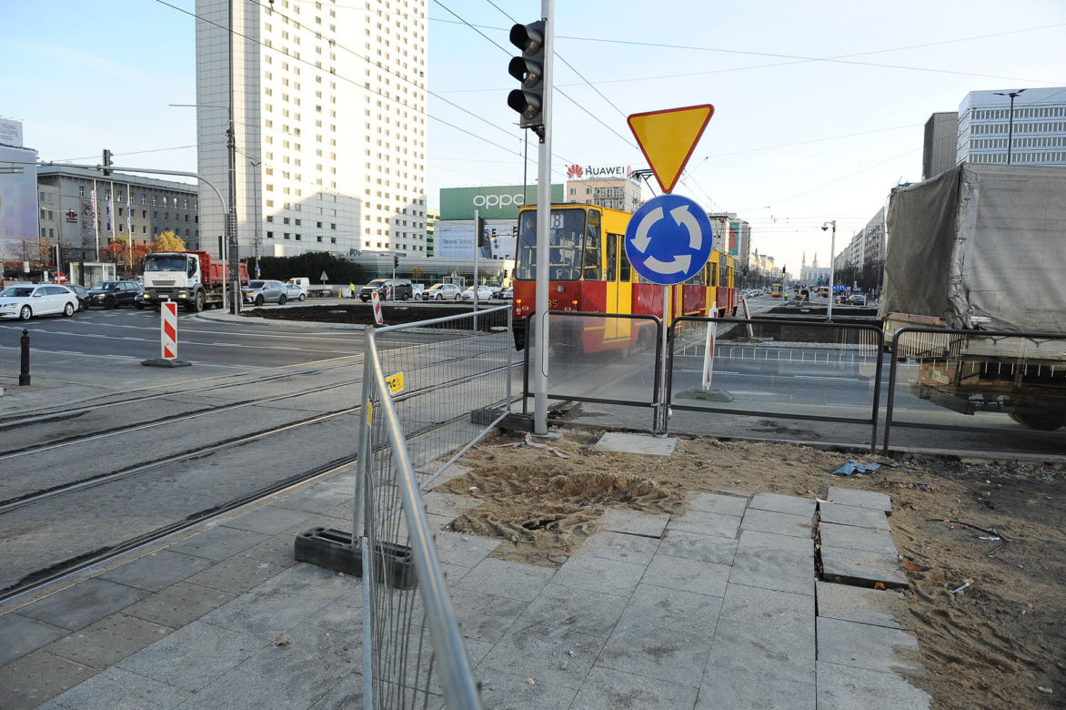 Tak wygląda centrum Warszawy przed Marszem Niepodległości