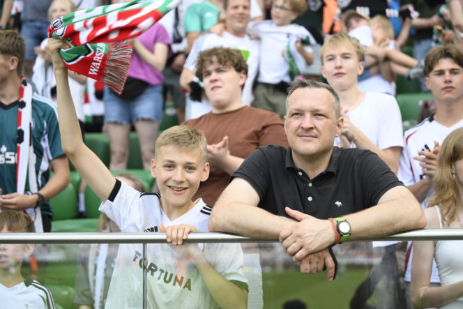 Legia Warszawa - Zagłębie Lubin: Zdjęcia kibiców