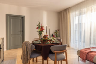 Mieszkanie w świątecznej aranżacji